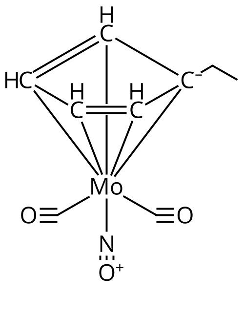 (n5-ethylcyclopentadienyl)dicarbonylnitrosyl molybdenum - CAS:865179-16-4 - Dicarbonyl[(1,2,3,4,5-?)-1-ethyl-2,4-cyclopentadien-1-yl]nitrosylmolybdenum